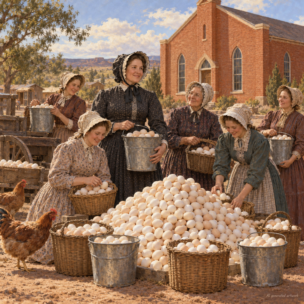 Illustration for Julia S. Ballard and Her “Sunday Eggs”