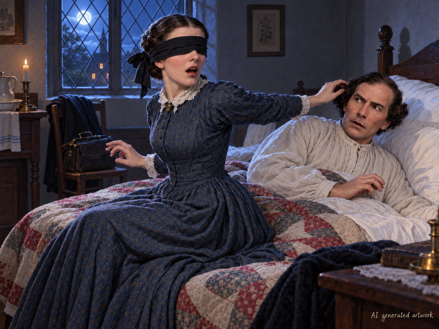 Illustration for Jane Finch And A Blindfold of Love