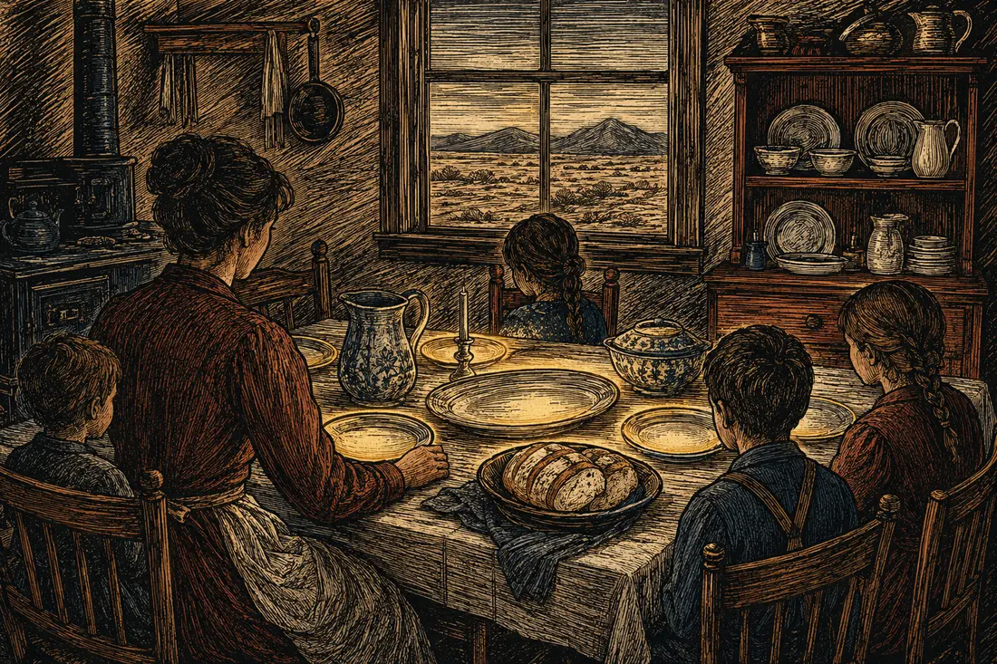 Illustration for Clara’s Imaginary Thanksgiving Feast